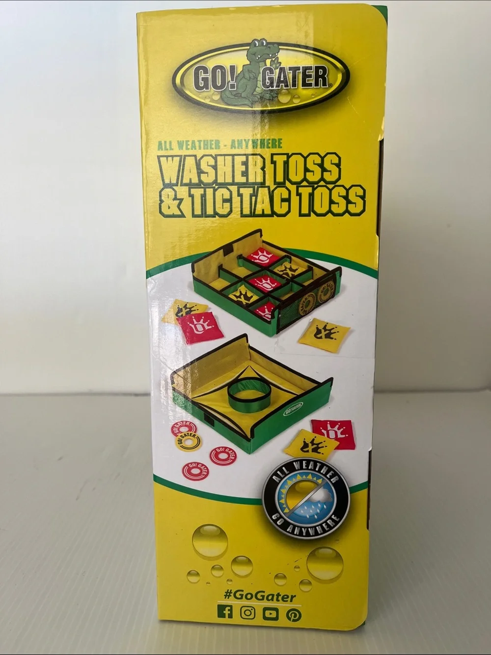 Go Gator All Weather Washer Toss & Tic Tac Toss Game